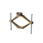 Nsi G-16 Heavy Duty Bronze Ground Clamp, Wire Adapter, 4-1/2 To Pipe. Fixed Price $110.76.