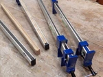 24 Inch Aluminum Bar Clamp Woodworking Grip Quick Release Hand Tool Piece. Fixed Price $45.95.