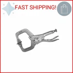 Irwin Tools Vise-grip Locking C-clamp, Original, Swivel Pad Tip, 4-INCH (100MM). Fixed Price $18.10.