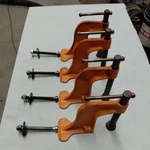 Jorgensen Bench Hold-down Clamp, No. 1623, Usa (set Of 4) Used.. Fixed Price $77.77.