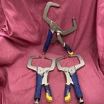 3! Irwin Vise-grip 11R 11" Locking C-clamp With Fast Release Rubber Grips. Fixed Price $99.99.