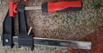 Bessey GSCC3.506 Clamp Woodworking Clutch Style Swivel Pads 3.5" X 6". Fixed Price $13.95.