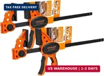 Jorgensen 2-PACK Ratchet Bar Clamps Set, Medium Duty, 12-INCH One Hand Clamp, E-. Fixed Price $75.23.
