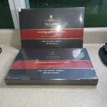 H597 2 Boxes Taylors Of Harrogate Assorted Specialty 48 Count Each. Fixed Price $36.99.