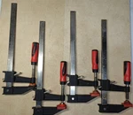Bessey Steel Bar Clamp 16" GSCC3.512 12" Capacity Lot Of 4. Fixed Price $69.00.