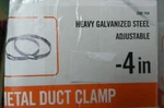 (3) 4" Dia. Metal Worm Gear Clamps, 2-1/2" To 4-1/2", Everbilt MC4HD, Free S&h!. Fixed Price $6.50.