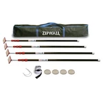 Zipwall 10 Ft. Stainless Steel Dust Barrier Poles W/ 2 Adhesive Zippers. Fixed Price $169.95.