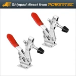 Powertec Horizontal Quick-release Toggle Clamp, 500 Lbs 225D 2PCS (20325). Fixed Price $16.79.