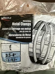 Deflect-o 3.5 Inch Worm Drive Metal Clamps (deflecto MCX4) 2 Pack New!. Fixed Price $10.95.