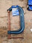 Wilton 14271 408-P, 400-P Series C-clamp, 0-IN 8-1/4 Opening Spark-duty. Fixed Price $80.00.