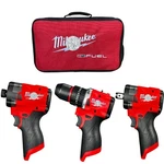 Milwaukee M12 Cordless Big Discount Screwdriver 3-PIECE Combo Power Tools Set. Fixed Price $134.70.