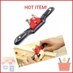 Swpeet 10'' Adjustable Spokeshave With Flat Base, Metal Blade Hand Tool Perfect. Fixed Price $14.72.