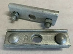 (2) Qty. Of Maclean J1096 Cable Suspension Clamps, 3 Bolt Straight, Galvanized. Fixed Price $11.99.