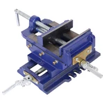Cross Slide Vise Drill Press 5INCH Wood Working Clamp Machine Blue New. Fixed Price $89.99.