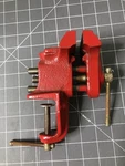 Vintage Sears Roebuck 3 Clamp-on Vise Red NO.1057.5174. Fixed Price $19.95.
