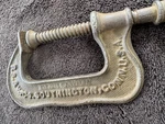 P.s.&w. Co. No. 3 Steel Screw C-clamp Pat June Southington, Conn Usa Star Mark. Fixed Price $38.00.