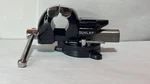 Restored Dunlap 5244 Swivel Workshop Vise Anvil Horn 3 1/2" Jaws Vice Usa. Fixed Price $165.00.