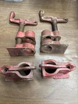 Set Of 2 Hargrave 3/4 Pipe Clamp Woodwork Circle -b, 600-C, C00-E Usa. Fixed Price $22.00.