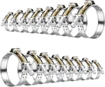 16PACK Bolt Hose Clamps Set, 8 Size 3/4" 2.5" Heavy Duty Wor. Fixed Price $37.11.