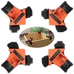 Casimr 90 Degree Corner Clamp, 4 Pack Adjustable Single Handle Orange. Fixed Price $19.31.