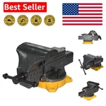 Olympia 6-INCH Heavy-duty Bench Vise With 270-DEGREE Swivel Base For Precision. Fixed Price $237.99.