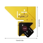 Multifunctional Trim Carpentry Aid, Precision Measuring & Miter Marking Tool. Fixed Price $12.99.