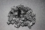 25 Pack 1/8 In Cable Clamps Nylon Black Uv Resistant Hose Wire Electrical BCC18. Fixed Price $7.95.