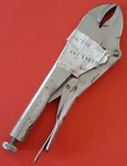 Vintage Craftsman Usa - 9 45343 Curved Jaw 5" Locking Pliers Read!. Fixed Price $18.83.