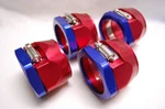 X4 Magna Clamp Fits 2.25" Radiator Hose 1.75" Id Anodized Aluminum Lot Of. Fixed Price $24.95.