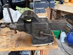 Collectible Vintage Craftsman Anvil Vise Model 05196, Gear Lock Swivel Base. Fixed Price $300.00.