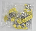 Lot Of 12 National Hardware N830-313 Wire Cable Clamps Stainless Steel 3/16". Fixed Price $10.44.