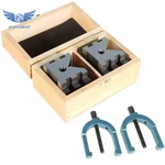 Multi-use 2-3/8" X 2-3/4" 2" V-block And Clamp Set Hardened Steel Precision. Fixed Price $55.17.