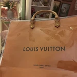 Louis Vuitton Shopping Bag Diy Pvc Tote Faux Leather Handle. Fixed Price $100.00.