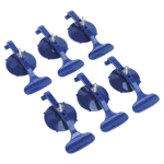 Sealey Suction Clamp Set With Adjustable Reach & Pieces Blue RE006. Fixed Price $61.11.