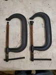 Lot Of Two Jh Williams CC408 8" Deep Throat Clamp. Fixed Price $70.00.
