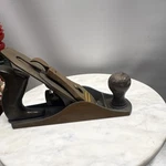Craftsman 1673705 Bench Plane 9" Steel Blade Brown Gray Woodworking Tool. Fixed Price $45.00.