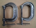 Armstrong Heavy Duty 2" C-clamp 78-403 Forged In The Usa Cleaned & Oiled. Fixed Price $40.00.