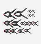 Hyper Tough 16 Pieces Household Craft Wood Work Assorted Sizes Spring Clamps Set. Fixed Price $23.50.