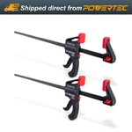 Powertec 2PK 24" Bar Clamps, Quick Release With 30" Spreader, Woodworking. Fixed Price $33.99.