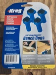 New Kreg KKS1070 3/4" Diameter Bench Dogs (set Of 4) Made In Usa. Fixed Price $19.99.