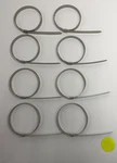 Band-it Clamps 201 Stainless Steel 9/16"-2 1/4" Clamping Dia, Lip Lock Lot Of 8. Fixed Price $25.00.