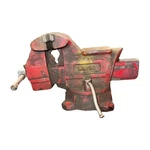 Wilton 144 Cast Iron Bench Vise Swivel Base Jaw Width Opening. Fixed Price $59.00.