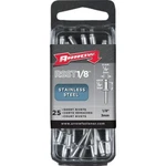 (5-25PK)-ARROW In. X Stainless Steel Rivet Model: RSST1/8. Fixed Price $32.99.