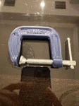Irwin 1901231 Steel C-clamp 1-1/2 Inch Maximum Open Throat Depth. Fixed Price $6.99.