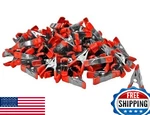 Wideskall 2IN Mini Metal Spring Clamps Red Tips Pack Of 120. Fixed Price $54.14.