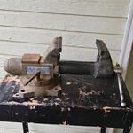 Wilton Tradesman 1755 Swivel Base Cast Iron Bench Vise 6" Jaw 8" Opening. Fixed Price $319.95.
