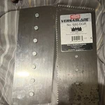 Gundlach 680-DGR & 680-FGA Steel Trowel Blades Silver 2 Pieces. Fixed Price $69.69.