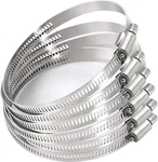 Hose 3INCH Adjustable Stainless Steel Duct Pipe Clamps 6 Pack Worm Gear. Fixed Price $8.99.