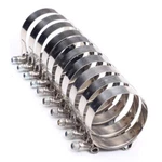 10 X 2.5" Stainless Steel Bolt Clamp Turbo Intake For 70 - 78MM Hose. Fixed Price $17.99.