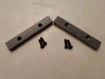 Wilton 1750 Vise Jaws #2904110 W/ 1/4-20 Button Head Screws 3/4" Length..nos.. Fixed Price $50.00.